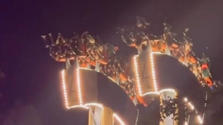 An amusement park ride malfunctioned in an American park