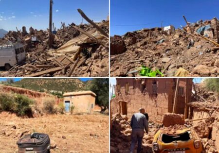 The village of Tanzirt, affected by the earthquake in Morocco