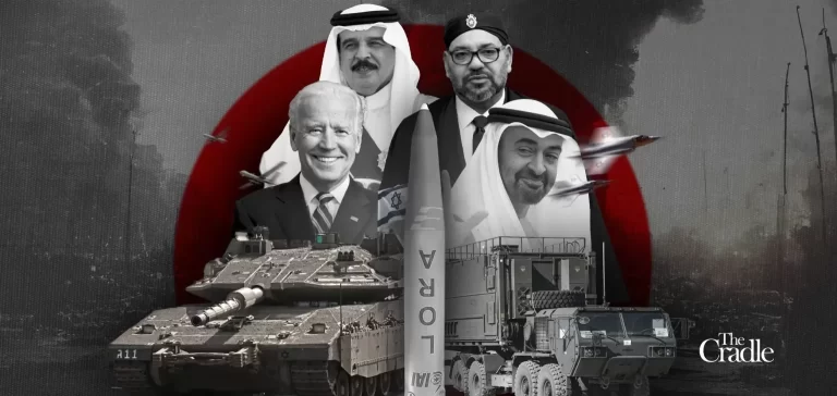Mohammed bin Zayed, Mohammed V, Hamad bin Issa, and Joe Biden