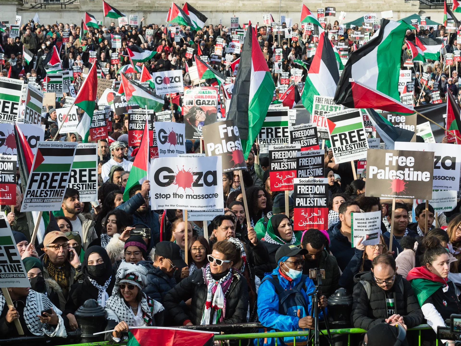 Many countries around the world are witnessing widespread protests against the Israeli war on Gaza.