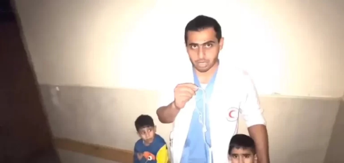 Shadi Issam, a Palestinian doctor,