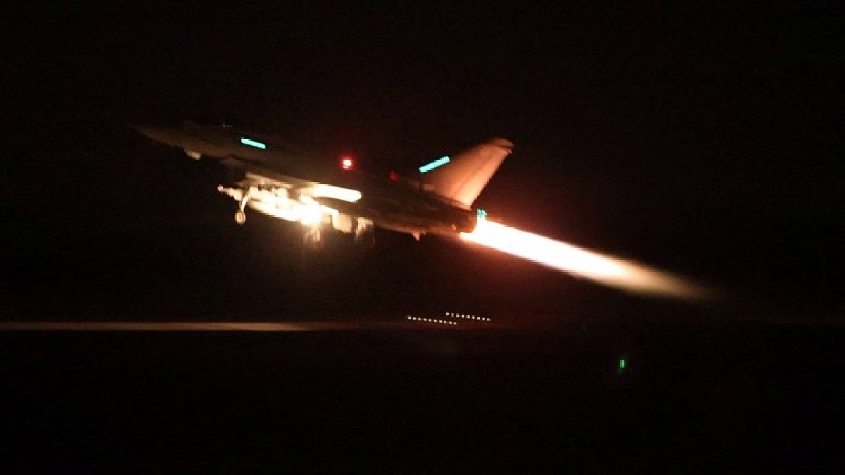 The American and British airstrikes on Yemen