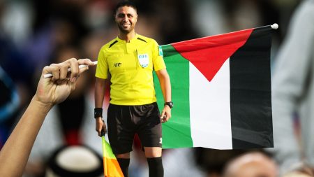Palestinian Referee Mohammad Khattab