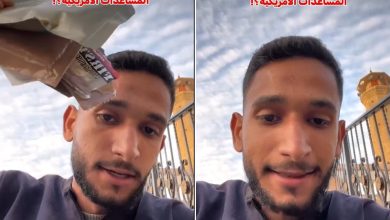 A Palestinian youth refuses to accept Jordanian aid