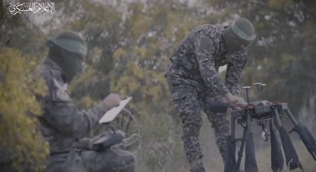 Al-Qassam broadcasts new scenes of helicopters used in the Battle of Al-Aqsa flood