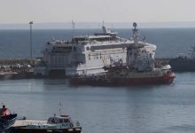 Sailing of the first aid ship from Cyprus