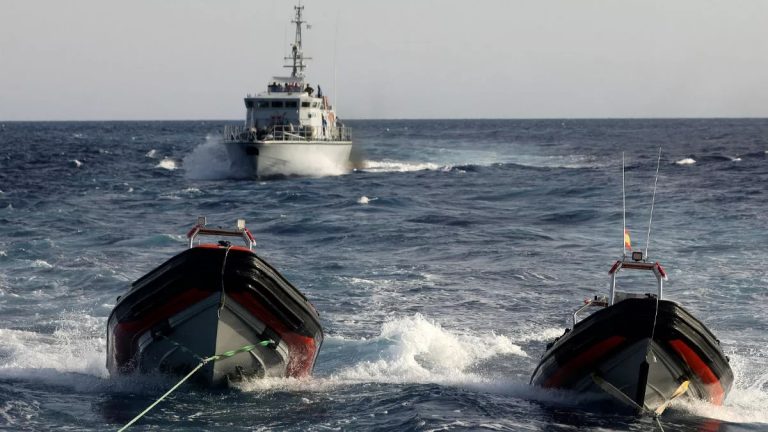 rescue dozens of migrants in the Mediterranean Sea