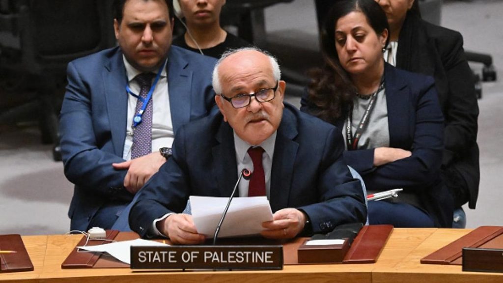 Palestine’s Permanent Representative to the United Nations, Riyad Mansour, stated that the Arab Group at the UN will not accept the continued "paralysis" of the Security Council and UN bodies.