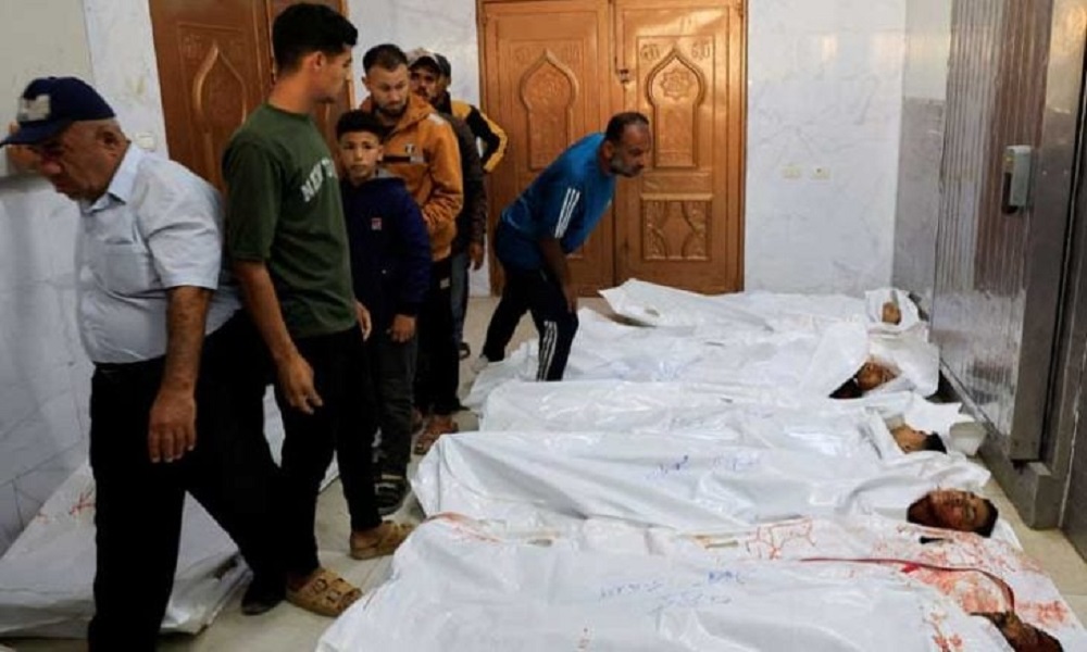 24 Palestinians were killed and dozens injured early Tuesday after Israeli forces opened fire on starving civilians