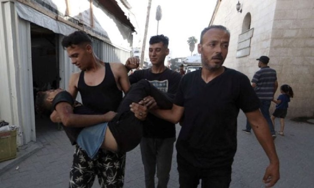 Israeli airstrike kills 4 Palestinian brothers in Gaza tent attack; death toll climbs to 65, including children and a doctor, amid continued bombardment.