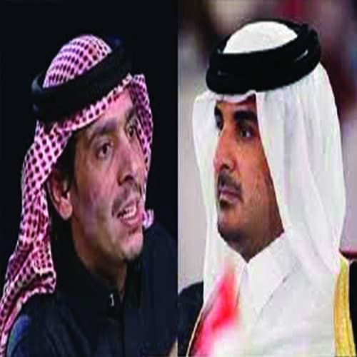 أمير قطر ومحمد بن الذيب watanserb.com