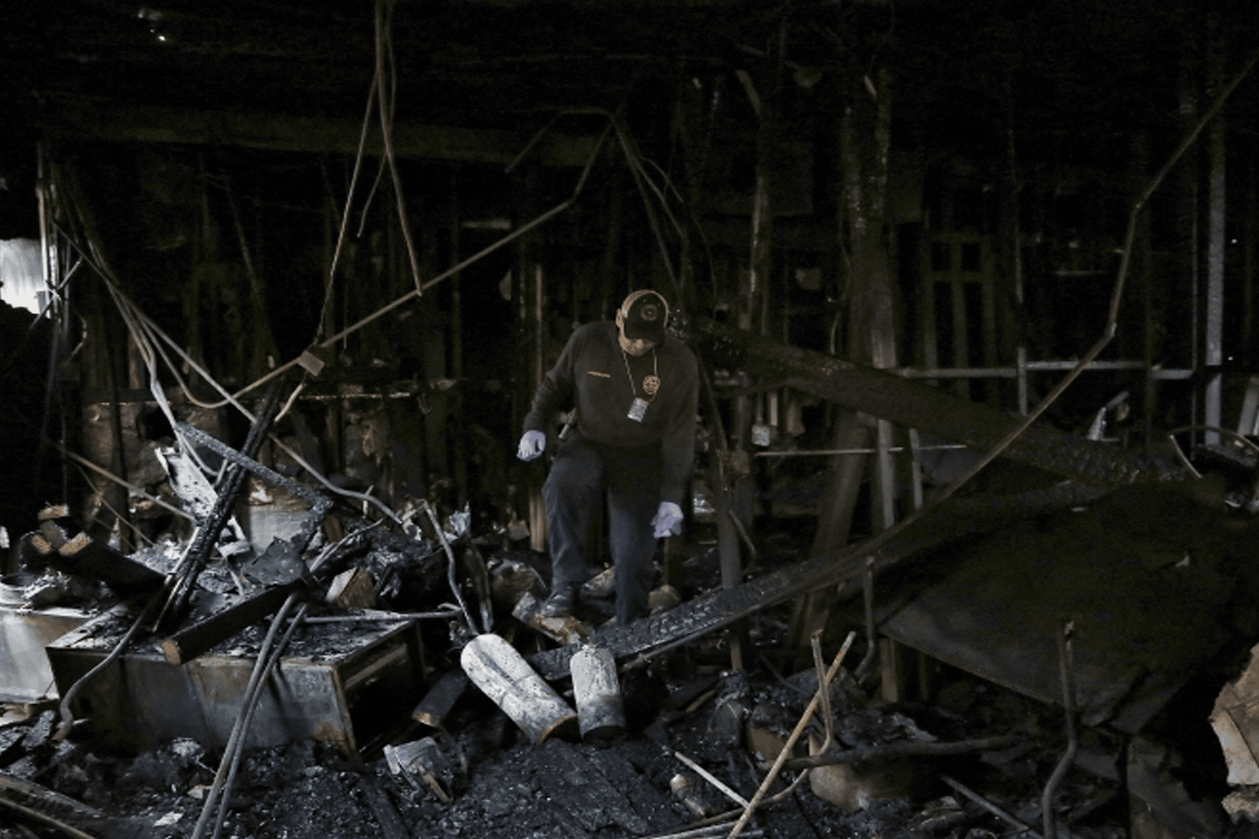 حريق بمركز إسلامي watanserb.com