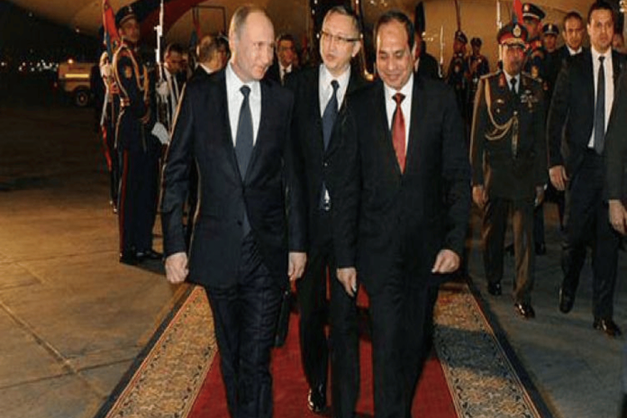 صورة حارس بوتين بالقاهرة watanserb.com