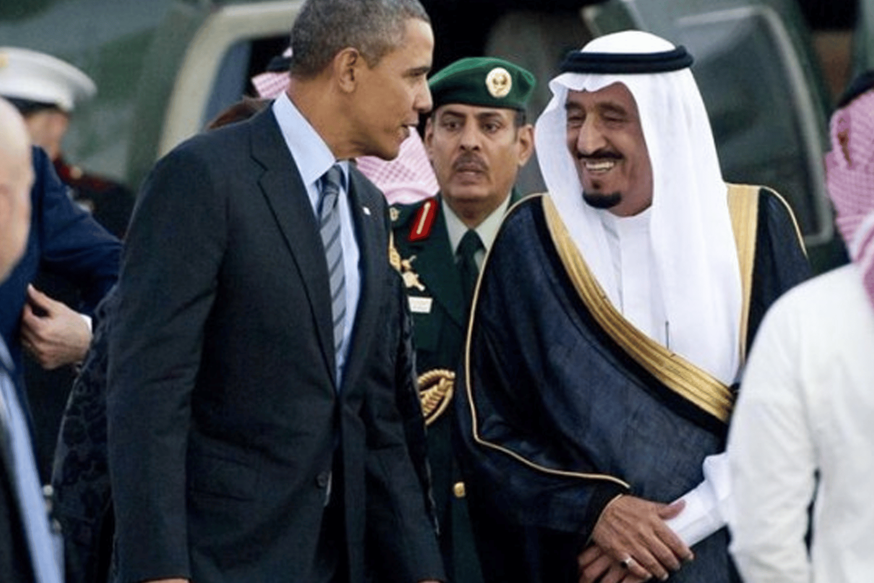 أوباما ومؤسس المملكة السعودية watanserb.com