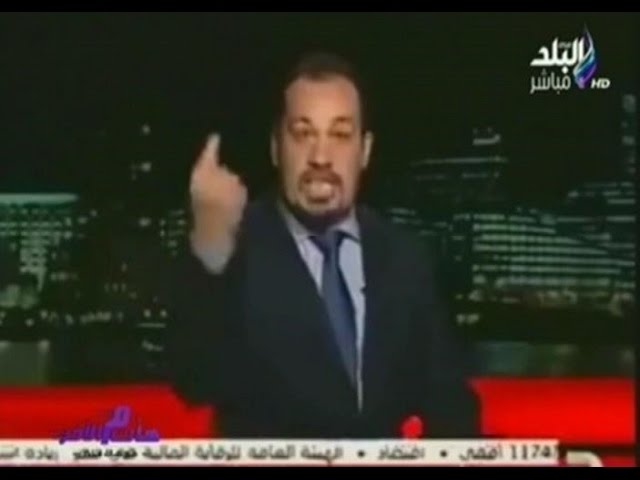 مذيع عراقي يصرخ (محتاجين سيسي)