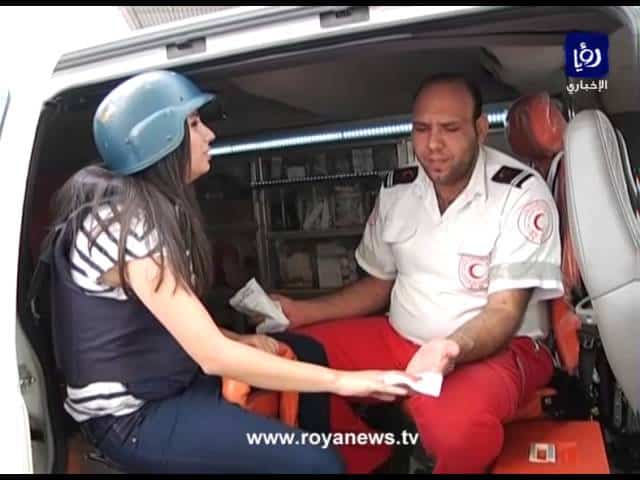 الاحتلال يستهدف مذيعة أردنية بالرصاص الحي