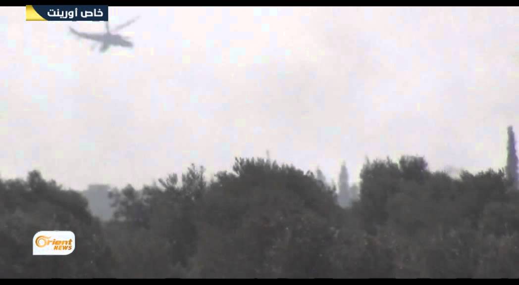 إسقاط طائرة مروحية روسية في ريف حمص بسوريا