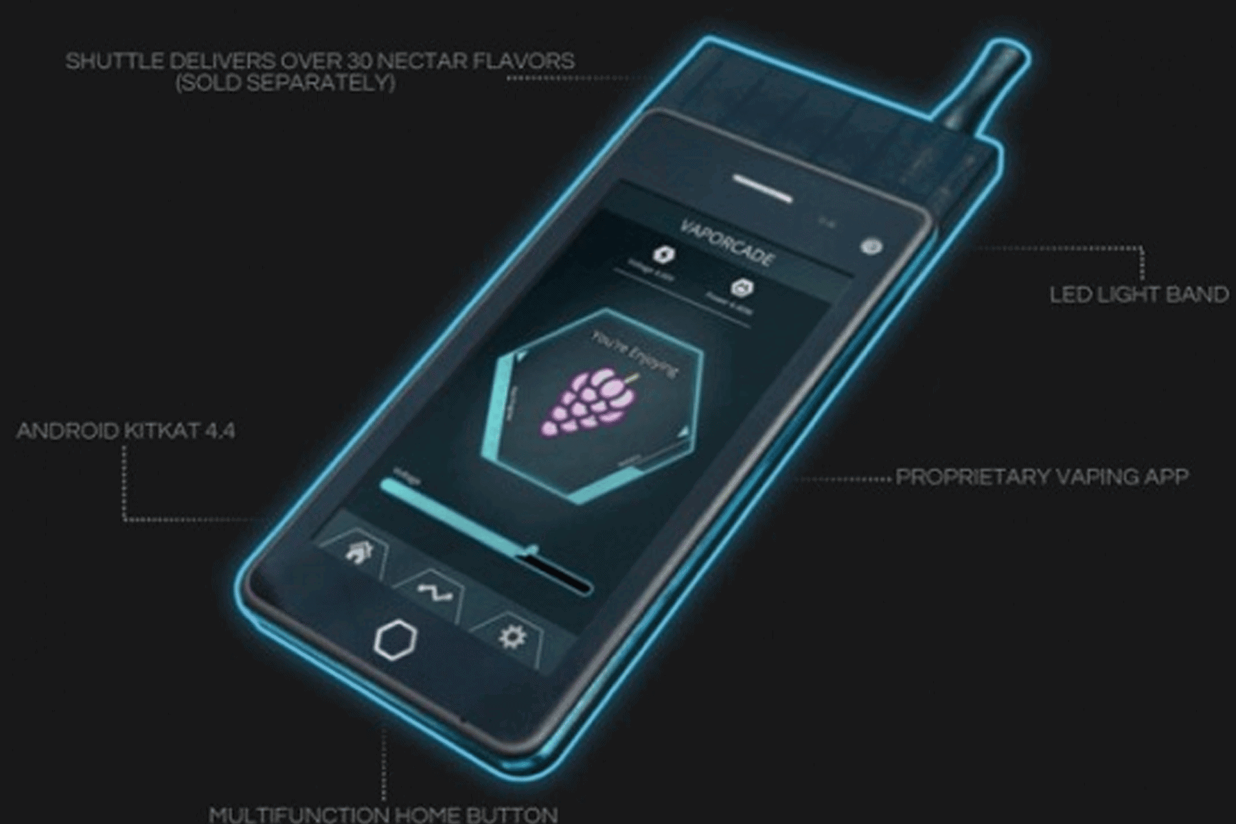 أول هاتف ذكي سيجارة watanserb.com