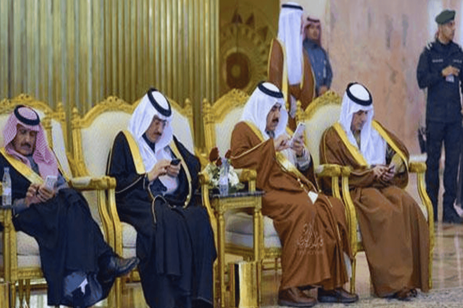 صورة طريفة لوزراء سعوديين watanserb.com