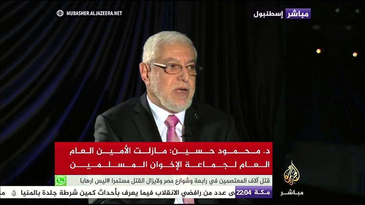 حسين في لقاء مع قناة الجزيرة