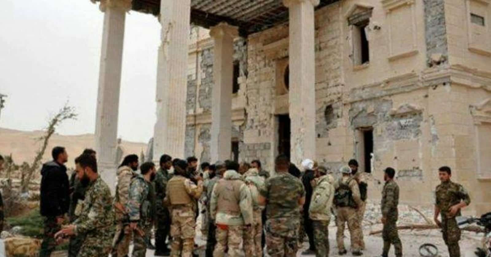 سرقات النظام السوري تدمر السورية watanserb.com