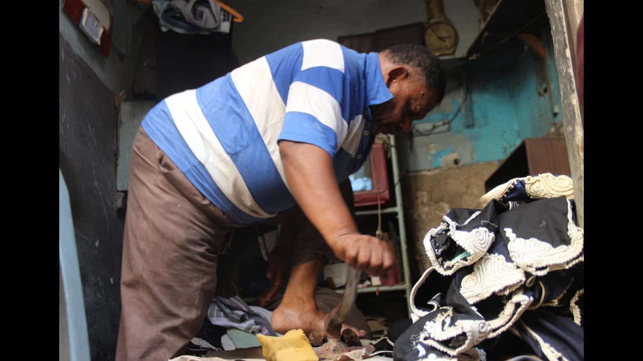 أقدم مكوجي رجل في مصر