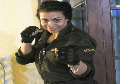 أول فتاة مصرية تعمل "بودي جارد"