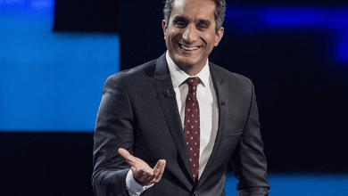 باسم يوسف مع ابنته watanserb.com