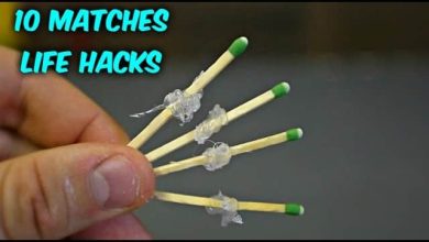 10 حيل ذكية لاستغلال أعواد الكبريت