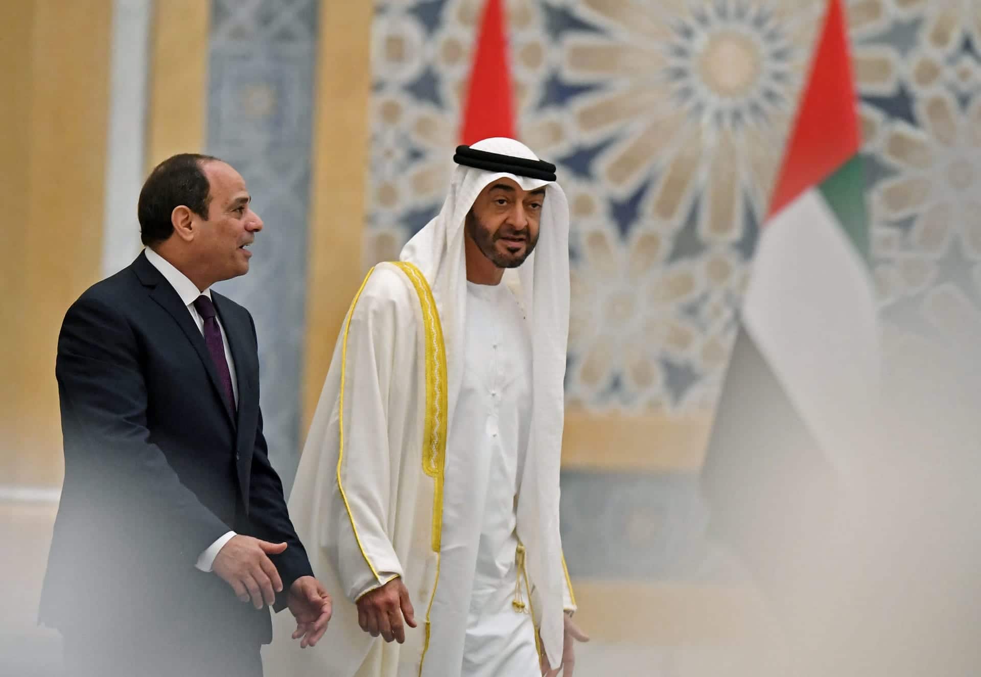 السيسي وابن زايد watanserb.com