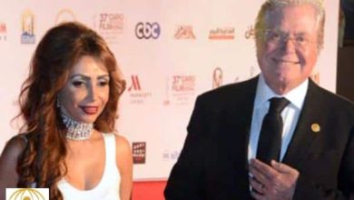 سيّدة الأعمال السعودية رنا القصيبي مع حسين فهمي watanserb.com