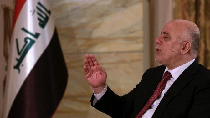 رئيس الوزراء العراقي حيدر العبادي watanserb.com