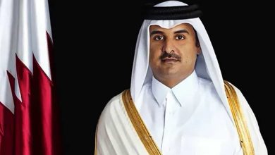 استقبال أمير قطر في كورنيش الدوحة watanserb.com