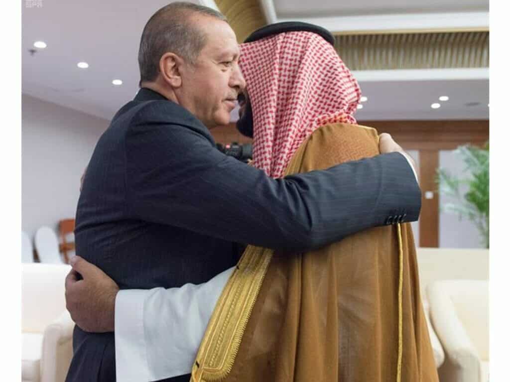 اردوغان ومحمد بن سلمان watanserb.com