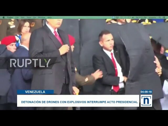 تعرض الرئيس الفنزويلي نيكولاس مادورو لمحاولة اغتيال watanserb.com