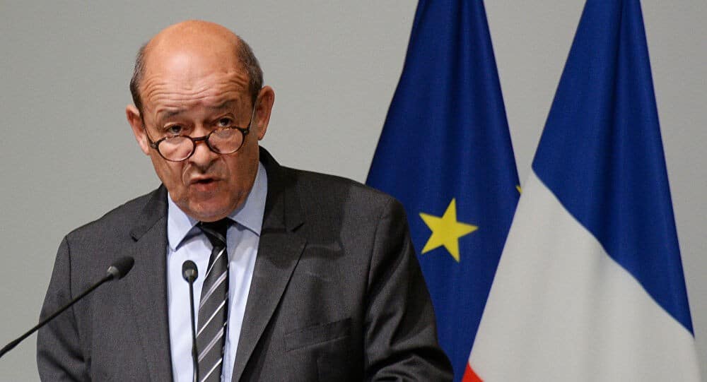 وزير الخارجية الفرنسي جان إيف لودريان watanserb.com