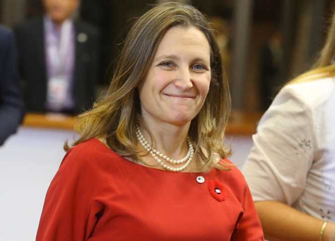 وزيرة الخارجية الكندية كريستيا فريلاند watanserb.com