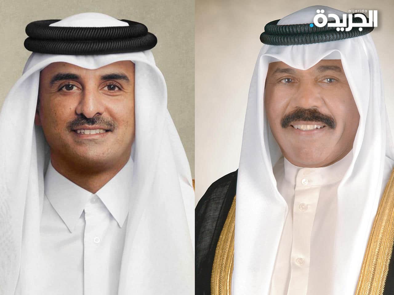تهنئة أمير الكويت لأمير قطر watanserb.com