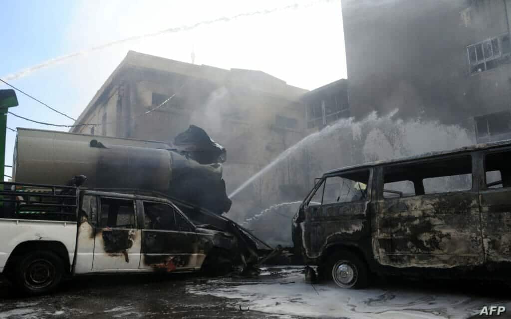 التفجير الانتحاري العنيف الذي هز مدينة منبج السورية watanserb.com