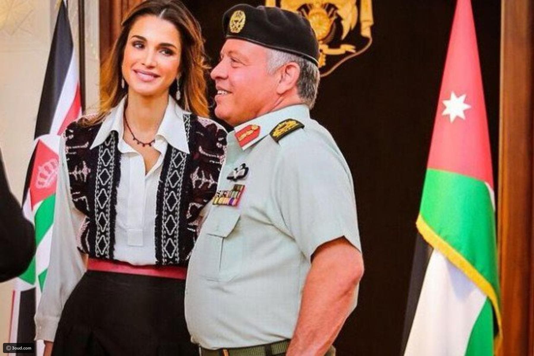 الملكة رانيا والملك عبدالله watanserb.com