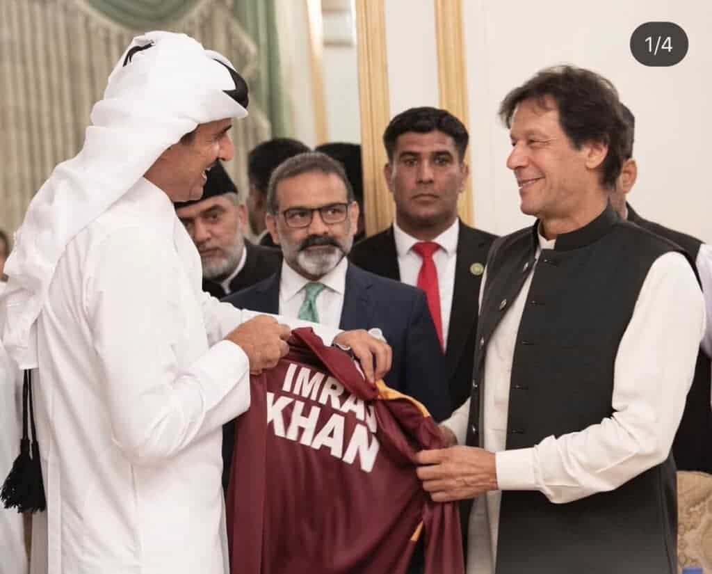 عمران خان وتميم امير قطر watanserb.com