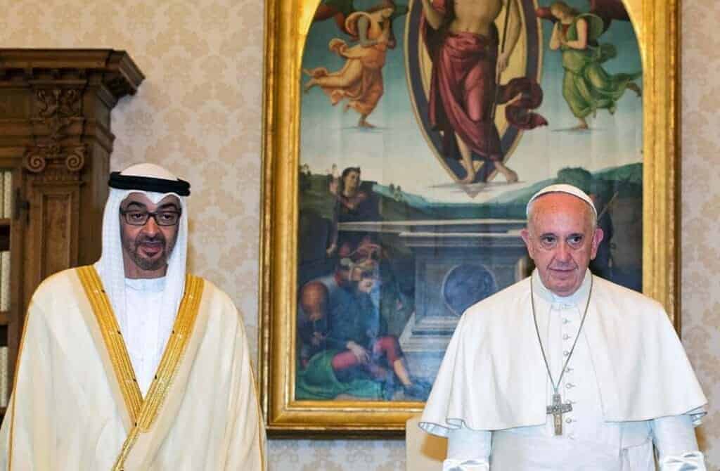 محمد بن زايد وبابا الفاتيكان watanserb.com
