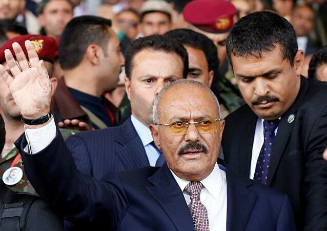 الرئيس اليمني علي صالح watanserb.com