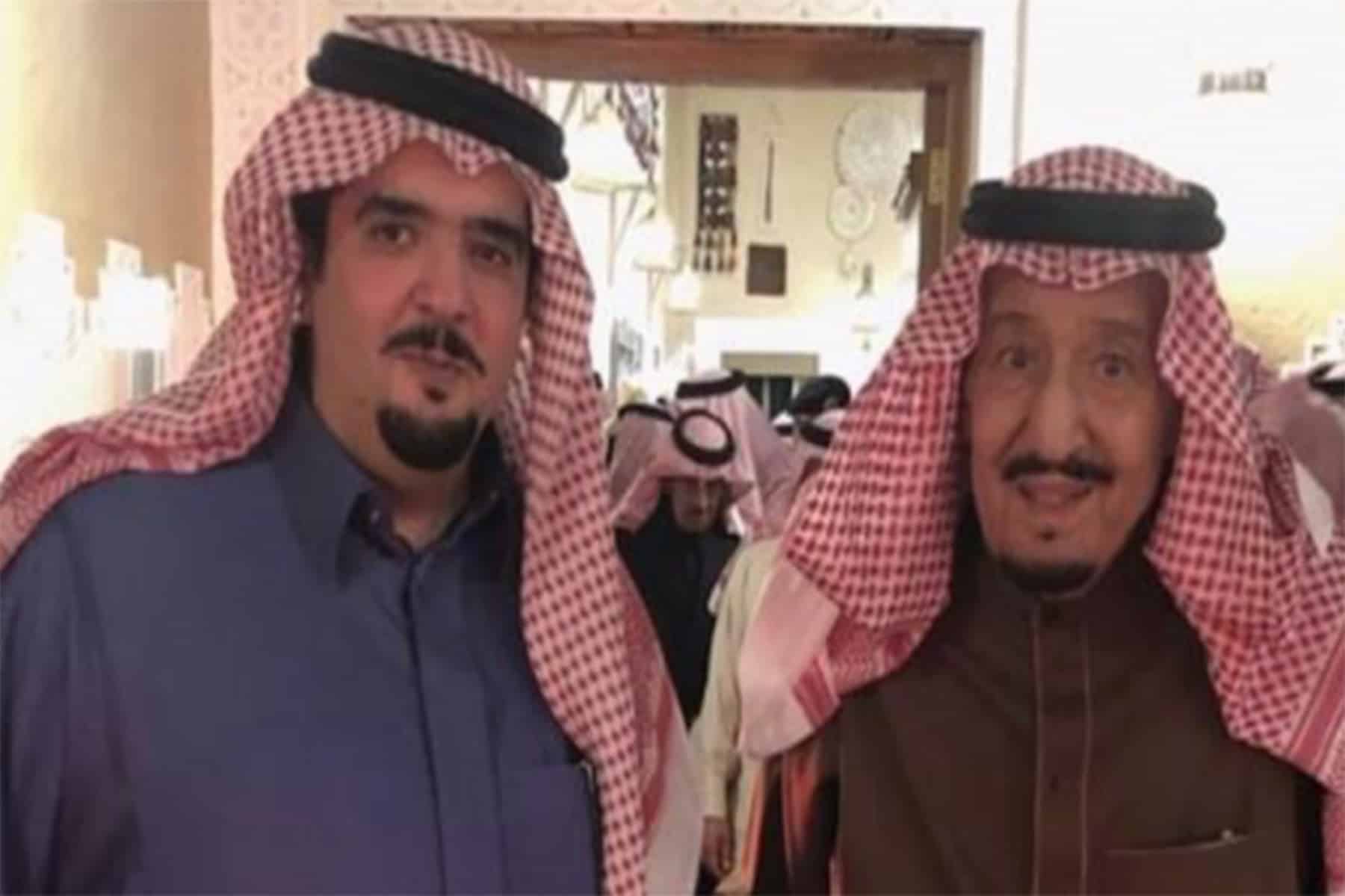 الأمير عبد العزيز بن فهد مع الملك سلمان watanserb.com