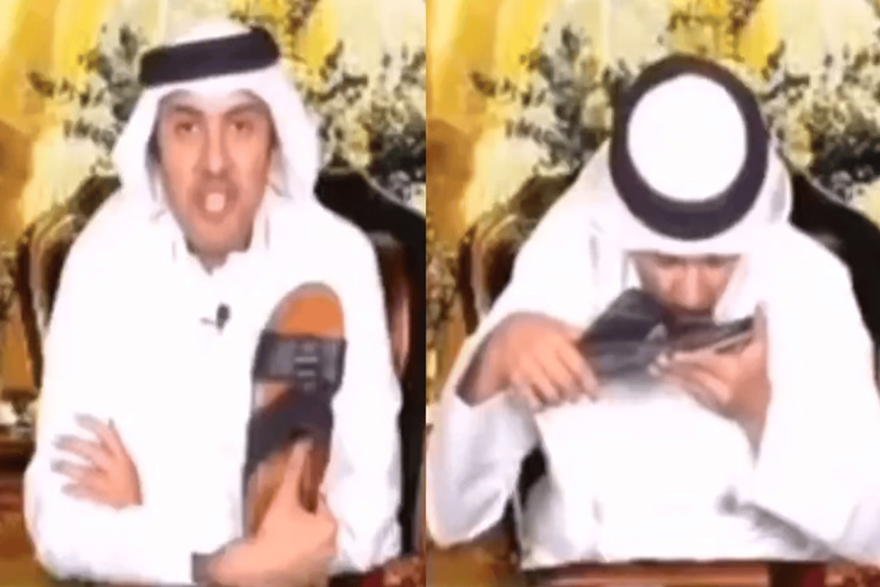 مذيع يُقبّل حذاء بن زايد watanserb.com
