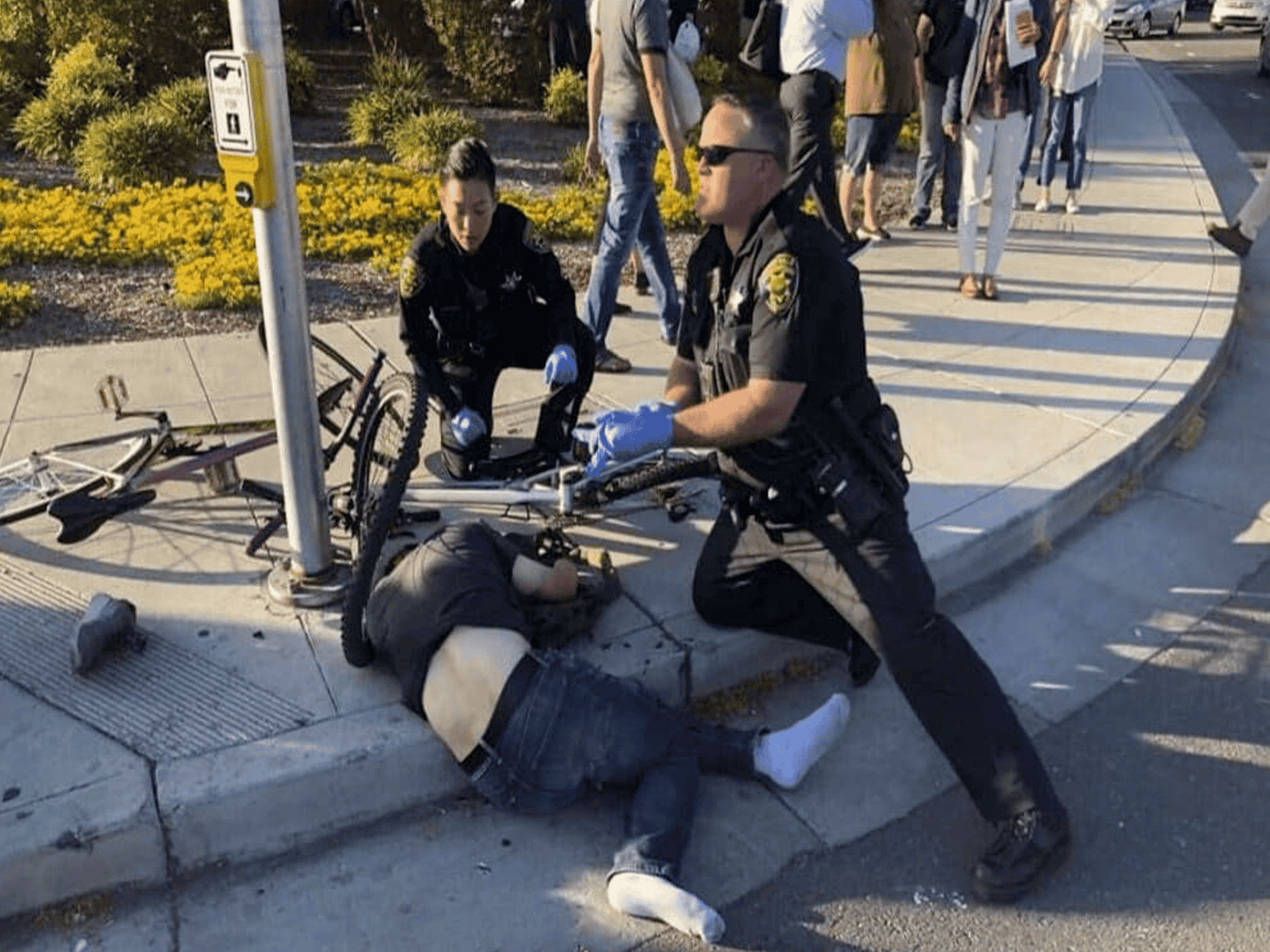 سائق أمريكي يدعس مارة watanserb.com