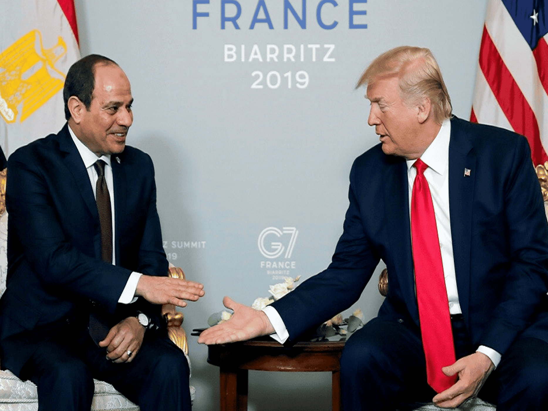 ترامب و السيسي watanserb.com