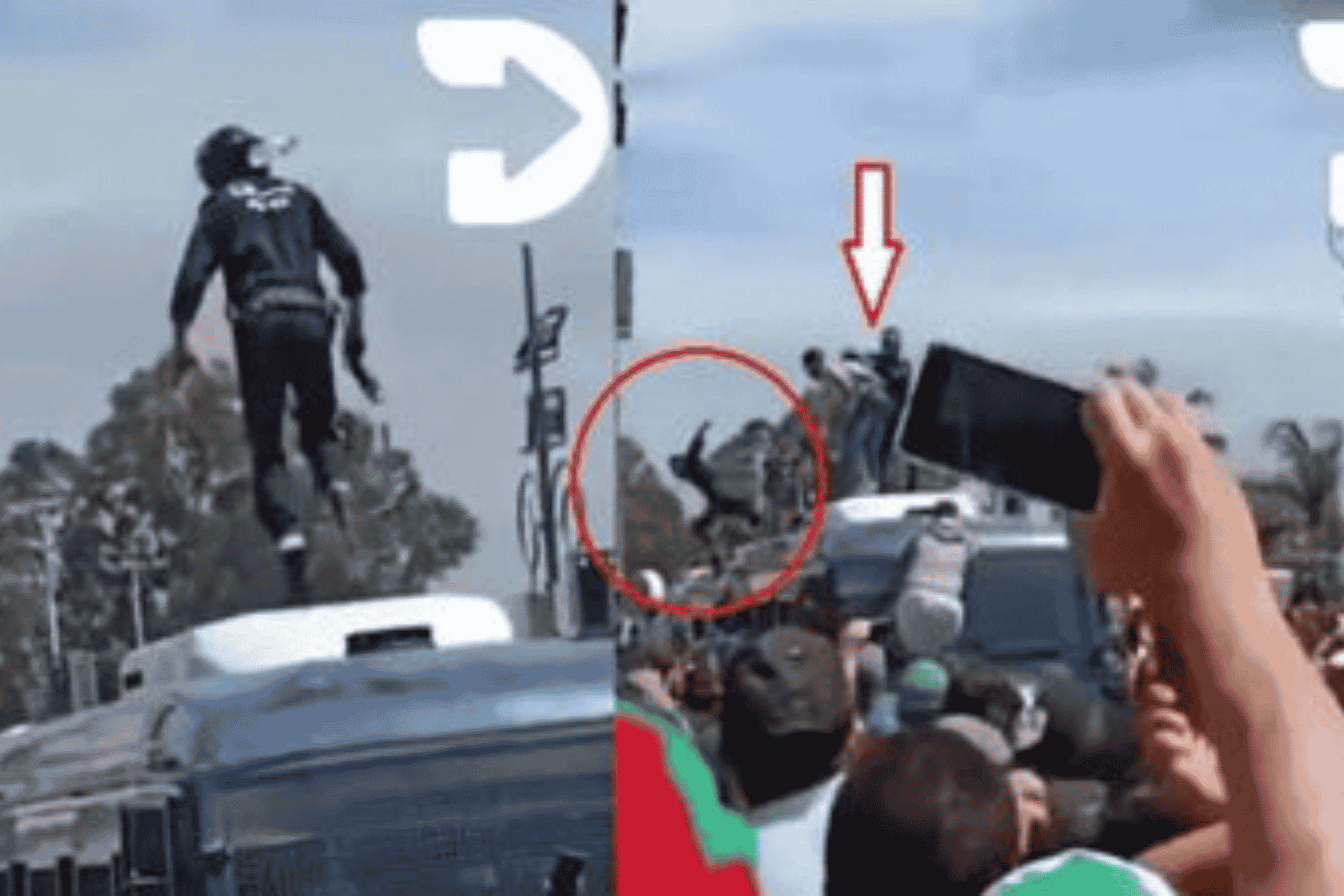 متظاهران جزائريان شرطياً عربة عسكرية watanserb.com