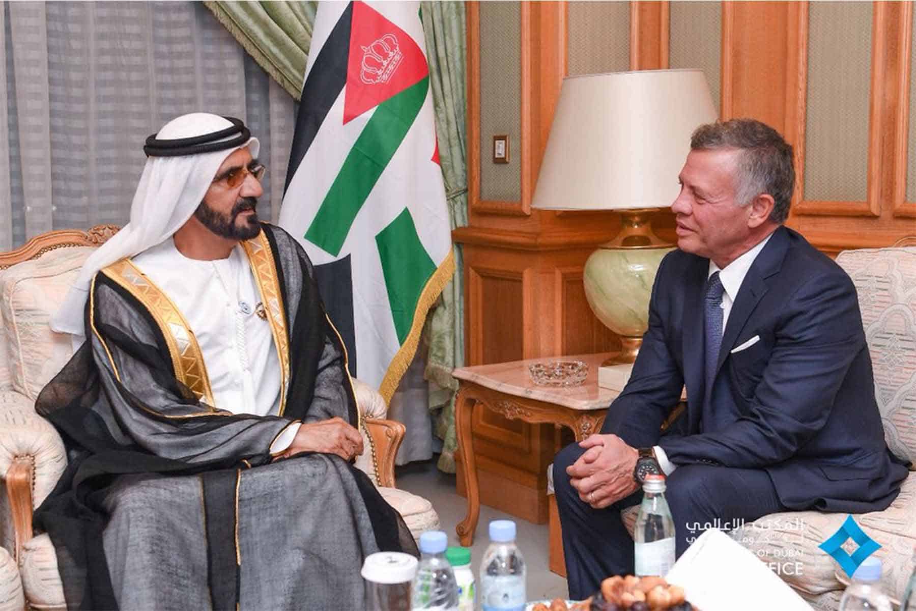 حاكم دبي يناشد ملك الأردن watanserb.com