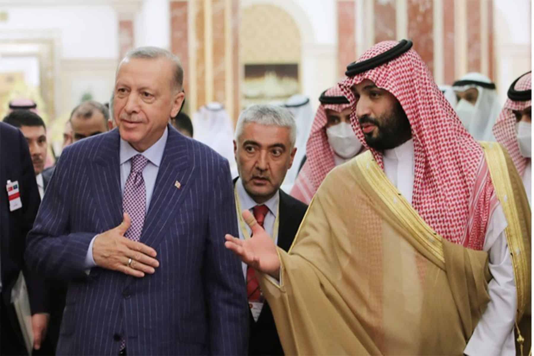 أردوغان يرفض مصافحة ابن سلمان watanserb.com